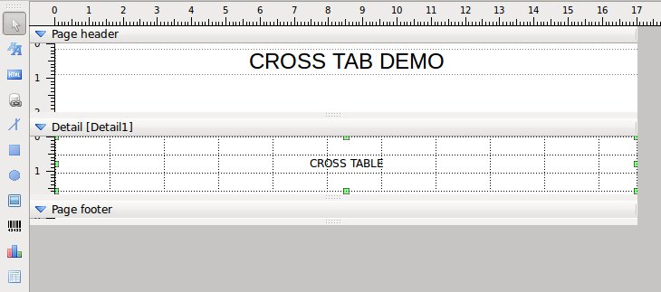 cross tab designer edit